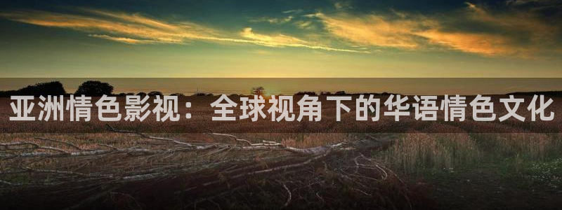 91人人影院：亚洲情色影视：全球视角下的华语情色文化